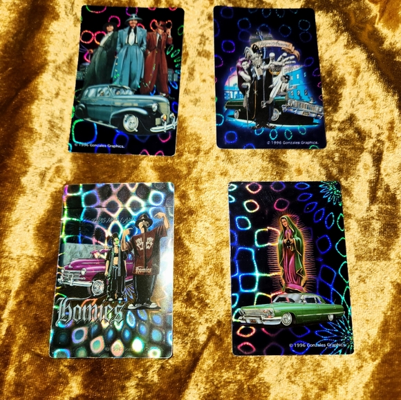 Vintage 1990s Gonzalez Graphics Holographic Stickers 1996 - Picture 1 of 12